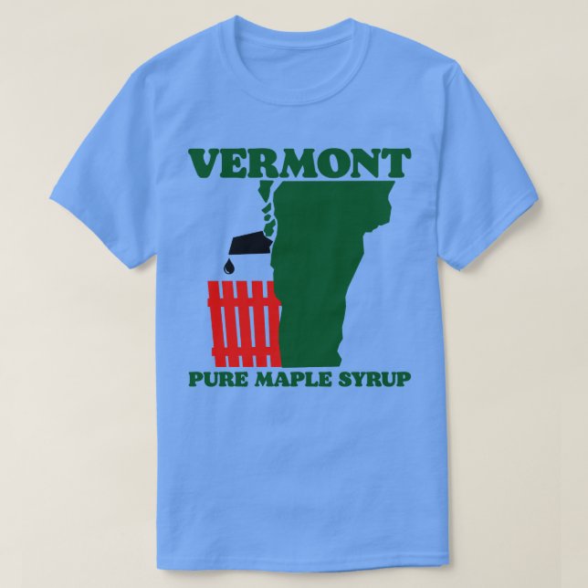 T-shirt Sirop d'érable pur du Vermont (Design devant)