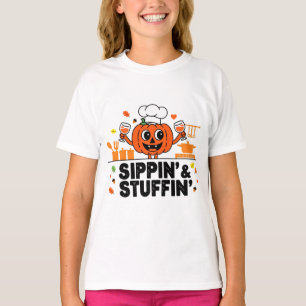T-shirt Sirop et farce drôle de cuisine de Thanksgiving