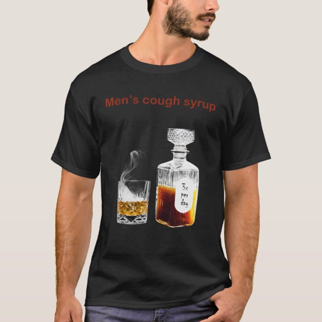T-shirt Sirop pour toux (Devant)