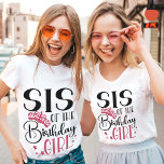 T-shirt Sis of the Birthday Girl Customisé Squad Correspon<br><div class="desc">Vous cherchez un cadeau d'anniversaire parfait? Ne cherchez pas plus loin que nos chemises personnalisées de jumelage de famille! Ces chemises sont parfaites pour toute fête d'anniversaire ou simplement pour montrer votre soutien à vos proches. Non seulement sont-ils un excellent moyen de montrer votre amour, mais ils sont également sûrs...</div>