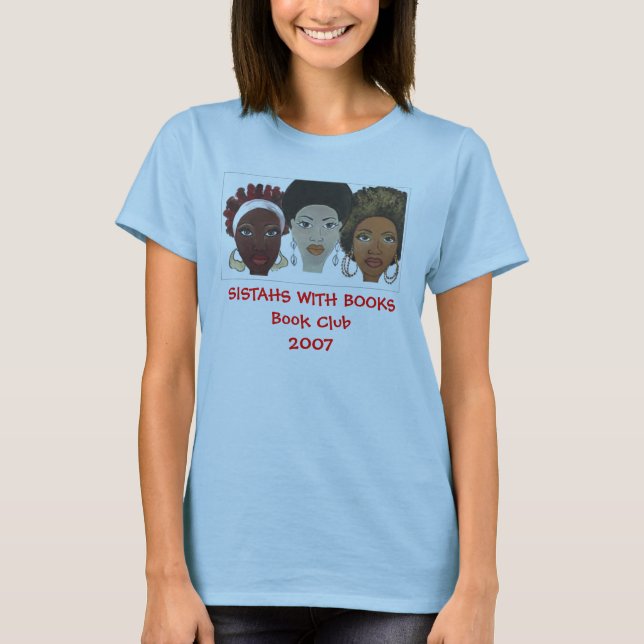 T-shirt Sistahs avec des livres (Devant)