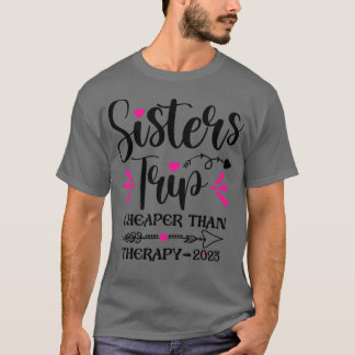 T-shirt Sisters Trip 2023 Jote Soeur Vacation Correspondan