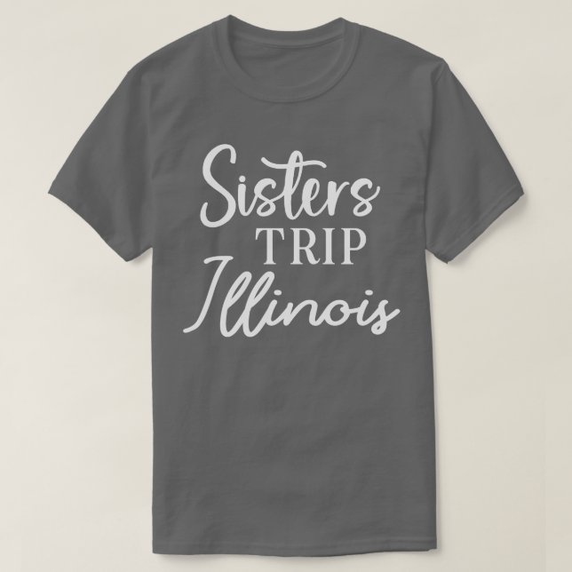 T-shirt Sisters Trip Illinois (Design devant)