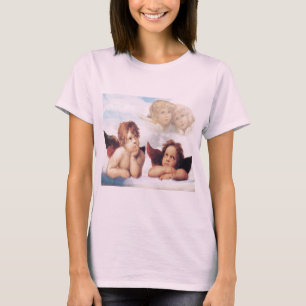 T-shirt Sistine Madonna 2 anges par Raphael