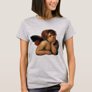 T-shirt Sistine Madonna, Angels detail by Raphael Sanzio