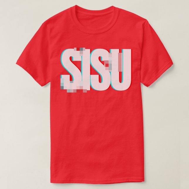 T-shirt SISU Glitch (Design devant)