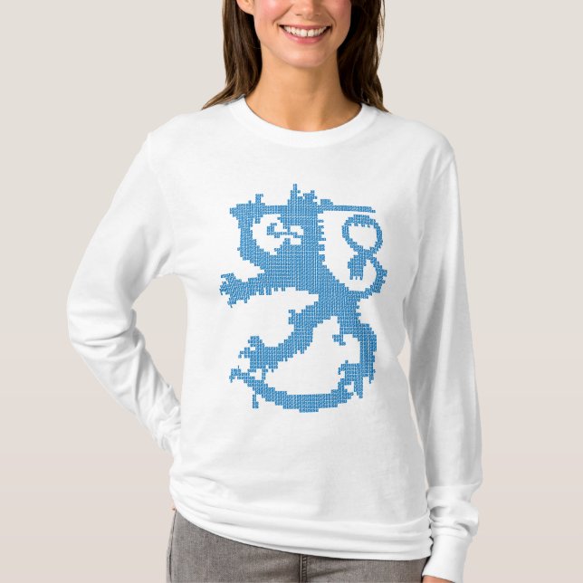 T-shirt Sisu Lion Manche Longue pour Femme (Devant)