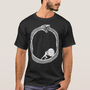 T-shirt Sisyphus dans un serpent Ouroboros Philosophie Uni