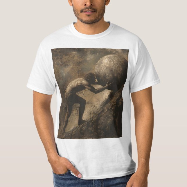 T-shirt Sisyphus et son âme (Devant)