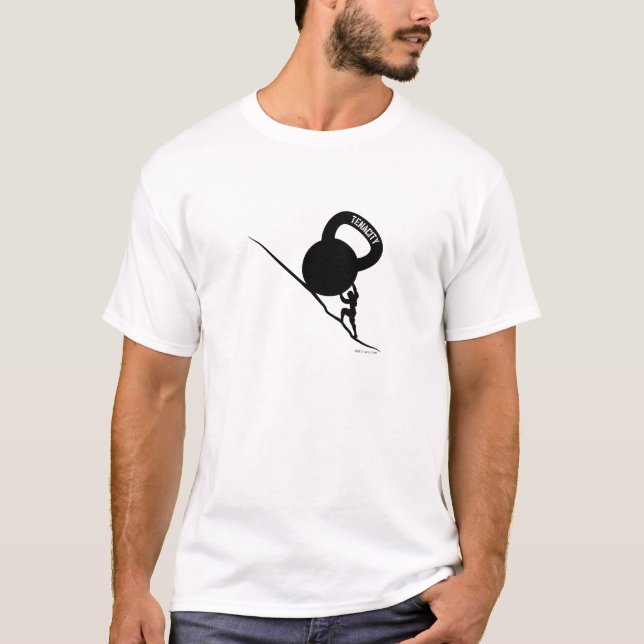 T-shirt Sisyphus KettleBell Ténacité (Devant)
