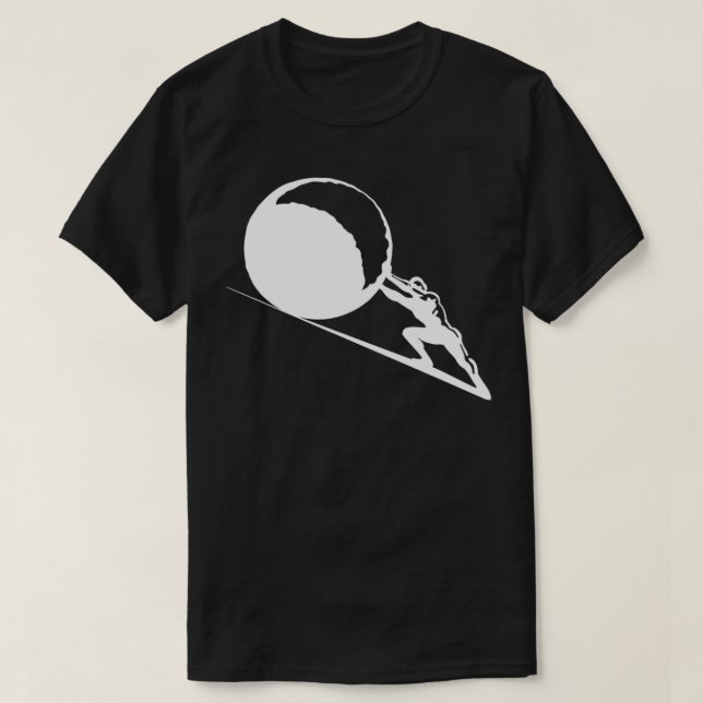 T-shirt Sisyphus Mythologie grecque Sisyphus (Design devant)