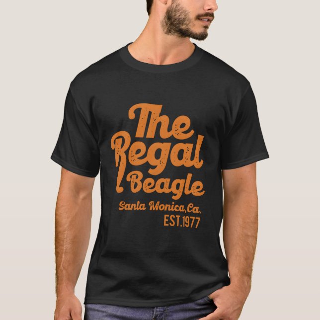 T-shirt Sitcom Du Beagle Régal Père Noël Monica 70'S 80 (Devant)