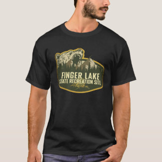 T-shirt Site de loisirs d'État de Finger Lake en Alaska Ca