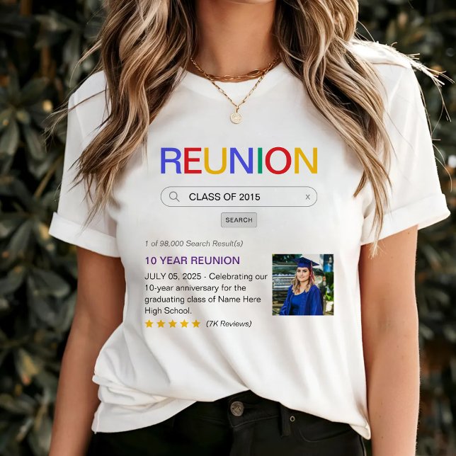 T-shirt Site Recherche Résultat Classe école Réunion (Website Search Result School Class Reunion T-Shirt
)