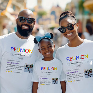 T-shirt Site Recherche Résultat Famille Réunion