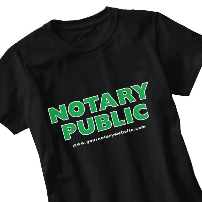 T-shirt Site Web d'Agent de Signature de Prêt de Notaire P (Créateur téléchargé)