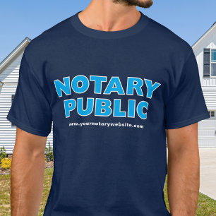 T-shirt Site Web de l'Agent de Signature de Prêt Notaire P