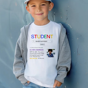 T-shirt Site Web Résultats de recherche Étudiant jardin d'