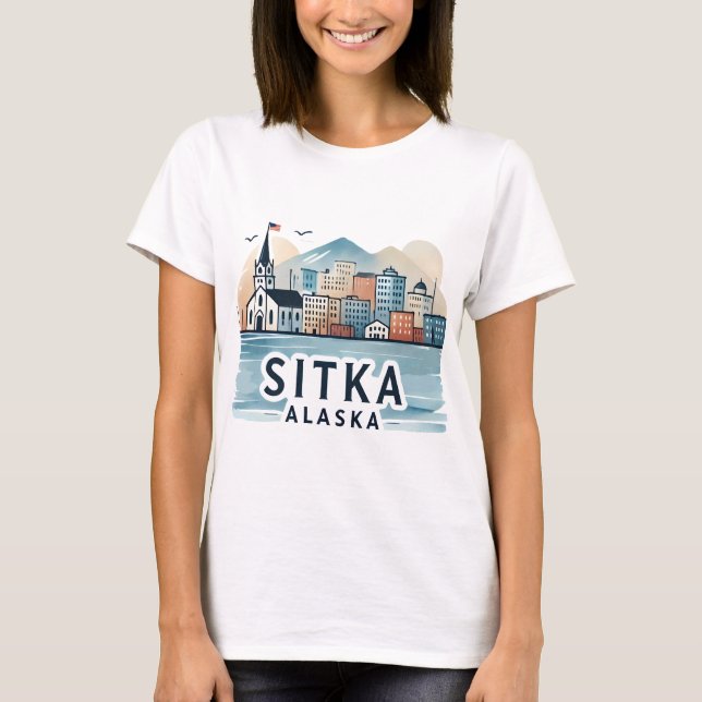T-shirt Sitka Alaska (Devant)