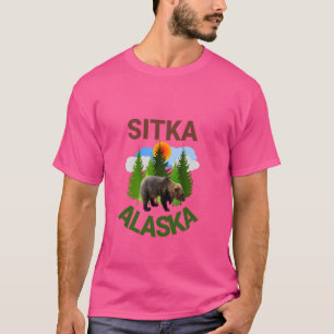 T-shirt Sitka Alaska Bear Aventure Croisière Vacances