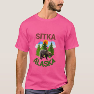 T-shirt Sitka Alaska Bear Aventure Croisière Vacances