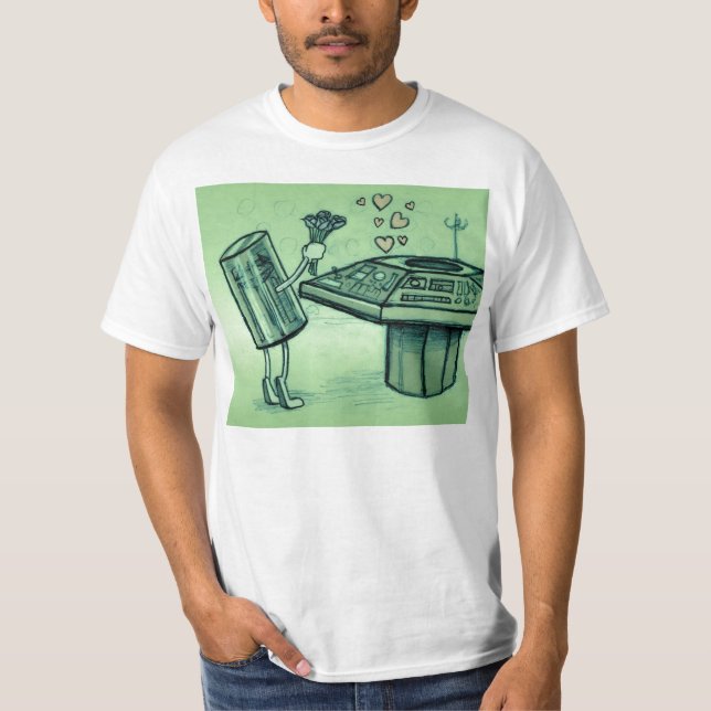 T-shirt Sittin de rotor et de console dans un arbre. (Devant)