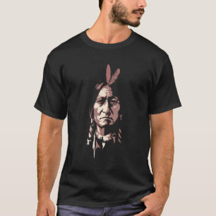 T-shirt Sitting Bull Amérindien Chef guerrier indien