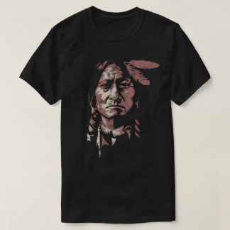 T-shirt Sitting Bull Amérindien Chef guerrier indien 