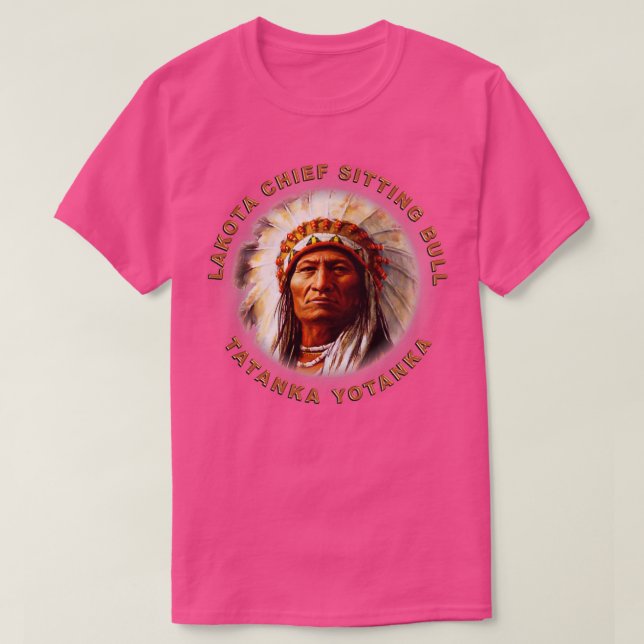 T-shirt Sitting Bull Tatanka Yotanka  (Design devant)