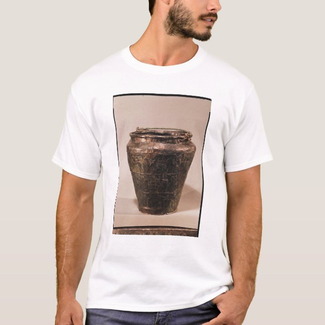 T-shirt Situla avec trois bandes décoratives de repousse (Devant)
