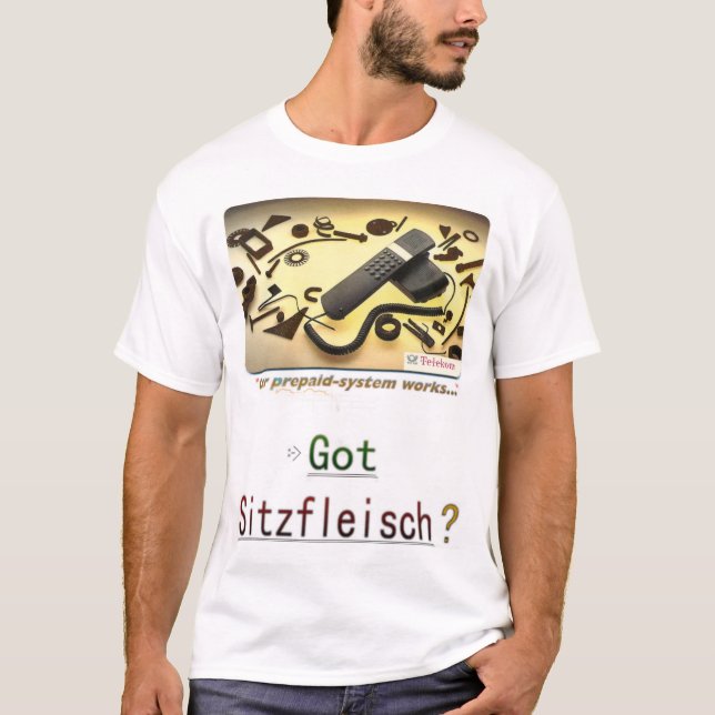 T-shirt Sitzfleisch obtenu ? (Devant)