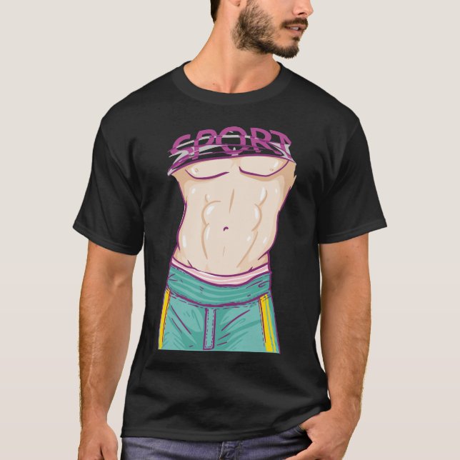 T-shirt Six Abs Pack (Devant)