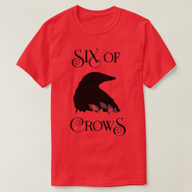 T-shirt Six corbeaux (Design devant)
