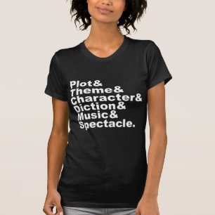 T-shirt Six éléments de poétique et de drame selon Aristot