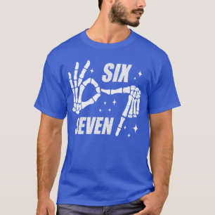 T-shirt Six Sept Cool Numéro Gen Alpha Argot 6 7 Tendance
