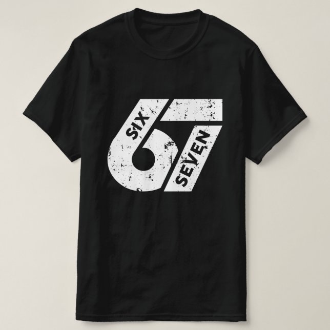 T-shirt Six Sept Mèmes Drôle 67 (Design devant)