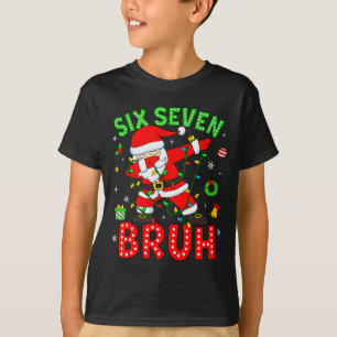 T-shirt Six Seven 67 Génération Z Alpha Mème Bruh Noël Dab