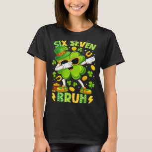 T-shirt Six seven 67 mème cool st patricks day garçons fil