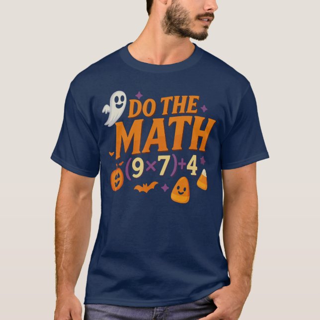 T-shirt Six Seven 67 Mème Faites Le Calcul Halloween Alpha (Devant)