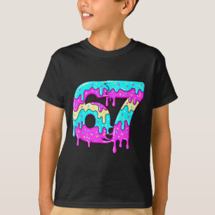T-shirt Six Seven 67 Mème Numéro 67 Glace Gouttante