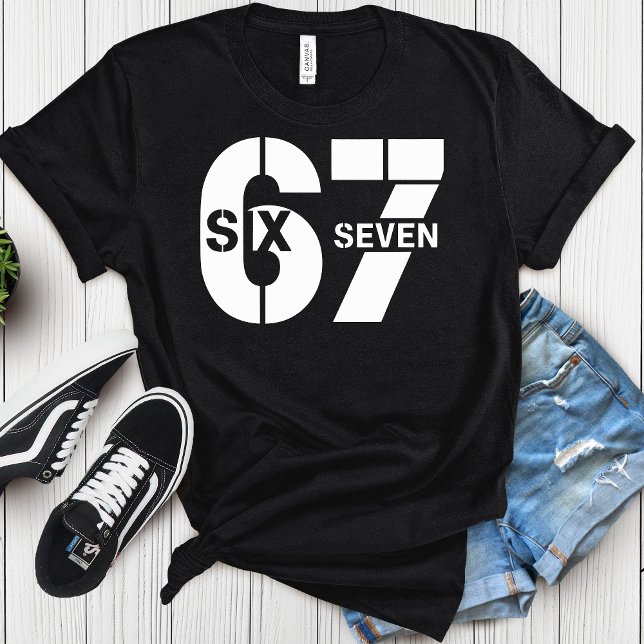 T-shirt Six Seven 67 Meme - Retro Humor for 67 Fans (Créateur téléchargé)
