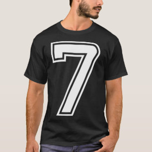 T-shirt Six Seven 67 Numéro Correspondant 7 Halloween Anni