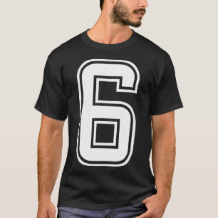 T-shirt Six Seven 67 Numéro Correspondant 7 Halloween Anni