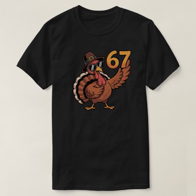 T-shirt Six Seven 67 Thanksgiving – Retro 1967 Fall Harves (Design devant)