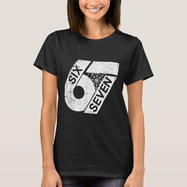T-shirt Six Seven 6 7 Meme 6 7 Halloween Costume  (Devant)