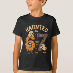 T-shirt Six Seven 6 7 Memes 67 squelette main Halloween en