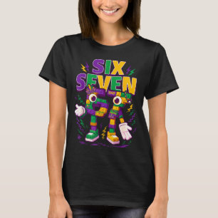 T-shirt Six Seven Brainrot Italien Drôle 67 Enfants Mardi