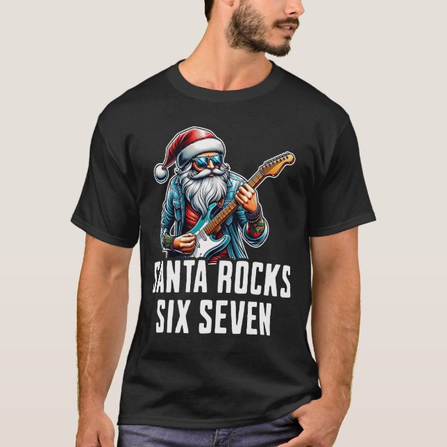 T-shirt Six Seven Christmas Rock (Devant)