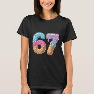 T-shirt Six Seven Crème Glacée Dégoulinant Drôle 67 Mème N