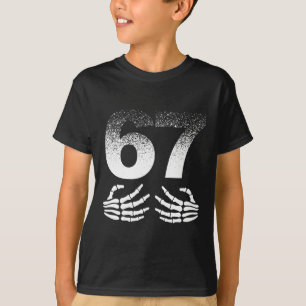 T-shirt Six Seven Gen Alpha Argot Mème Populaire Tendance